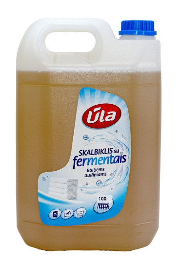 Picture of DETERGENT ŪLA WITH ENZYMES FOR WHITE FABRICS 5 L