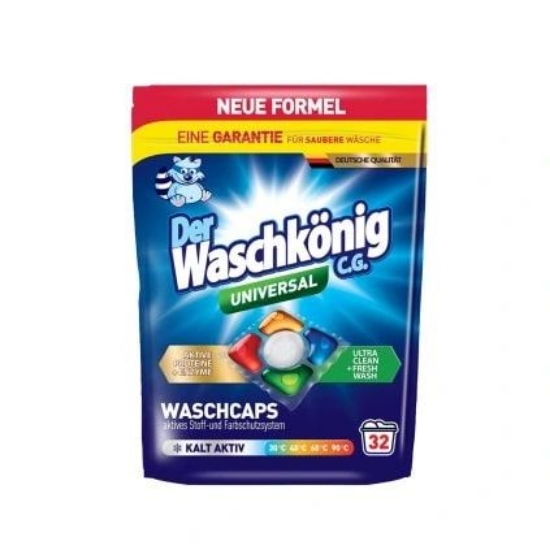 Picture of WASHING CAPSULES DER WASCHKONIG COLOR 32 X 19 G