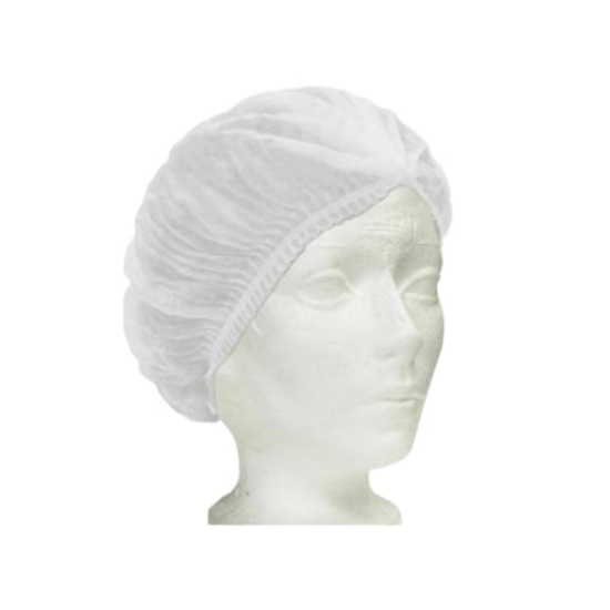 Picture of DISPOSABLE PP HAT, 21" DRAWN AT THE FOREHEAD, WHITE