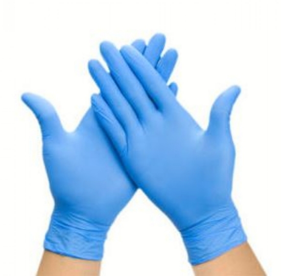 Picture of GLOVES VINYL BLUE M 100 PCS