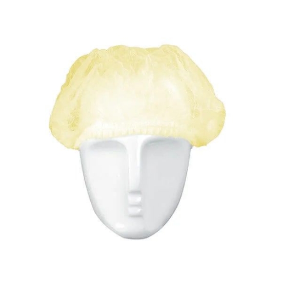 Picture of DISPOSABLE PP HAT, 21" DRAWN AT THE FOREHEAD, YELLOW