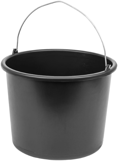 Picture of BUCKET 12 L PLASTIC BLACK