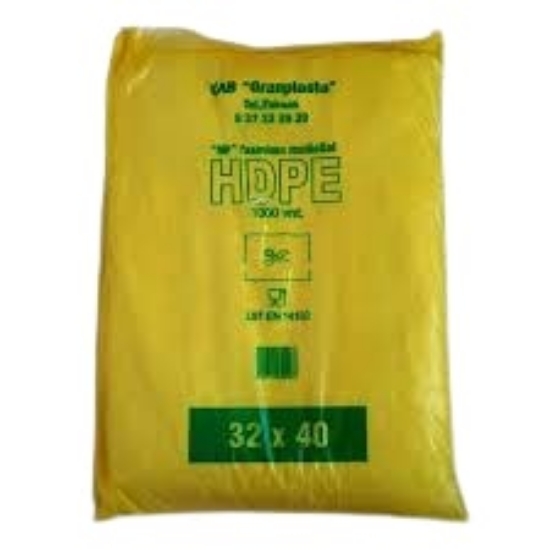 Picture of BAGS HDPE 32x40 YELLOW 1000 PCS